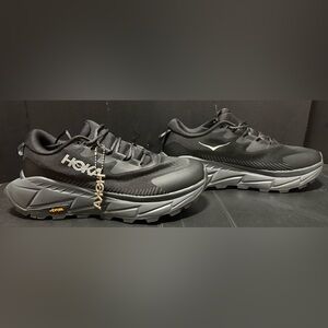 New! Hoka Men's Black and Gray Running Shoes size 11
